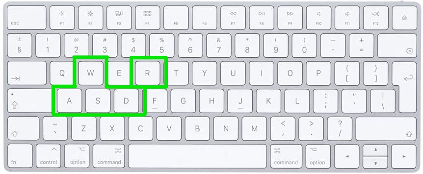 WASD keyboard controal